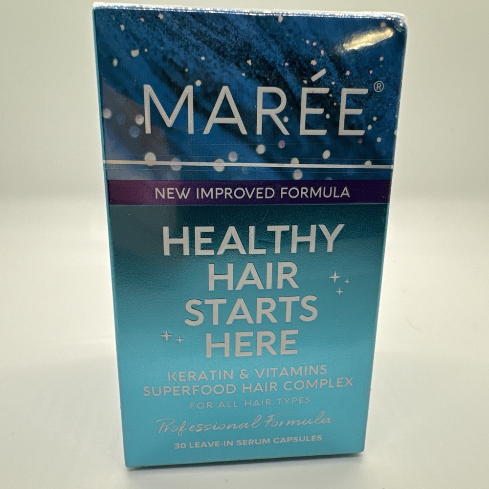 MARÉE Keratin & Vitamins Superfood Hair Complex - 30 Leave-In Serum Capsules